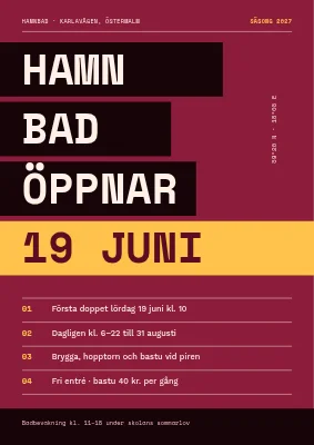 Hamnbadet öppnar — Klitmøller