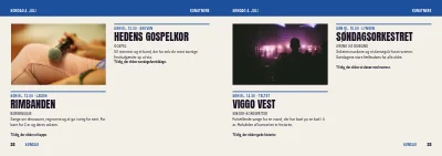 Side 32–33 af Festivalprogram for musik- og kulturfestival – 64 sider