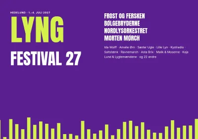 Festivalprogram for musik- og kulturfestival – 64 sider