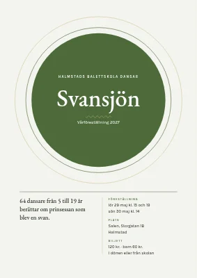 Balettföreställning — Svansjön