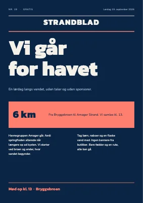 Klimamarch — vi går for havet
