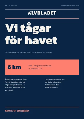 Klimatmarsch — vi marscherar för havet