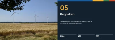 Side 38–39 af Årsrapport for energiselskab – 48 sider