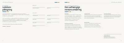 Side 44–45 af Årsrapport for energiselskab – 48 sider
