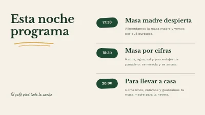 Página 2 de Clase de masa madre — curso de tarde