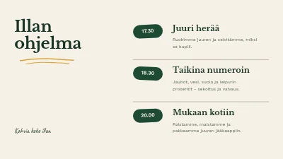 Sivu 2 – Hapanleipäkurssi — iltakurssi