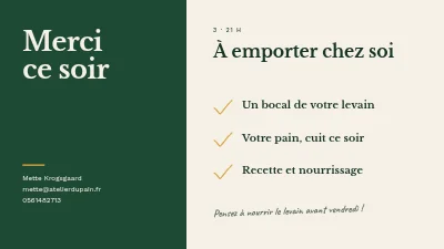 Page 5 de Atelier pain au levain — cours du soir
