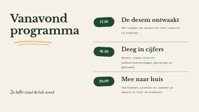 Pagina 2 van Zuurdesemles — avondcursus