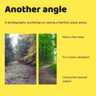 Another angle · graphic field guide