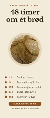 Roll-up til bageri — 48 timer om ét surdejsbrød