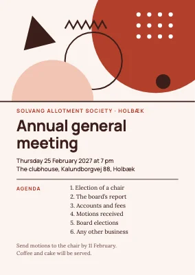 Allotment society AGM — notice