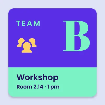 Workshop, team B