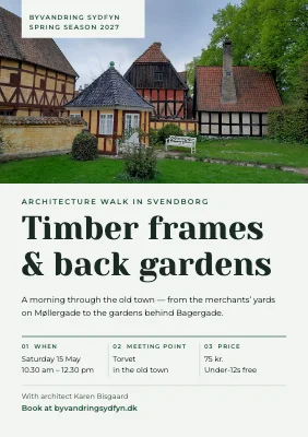 Architecture walk — houses and gardens