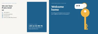 Cover of Welcome booklet for new residents of a housing association – 16 pages