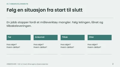 Side 2 av Arbeidsflyt for workshop
