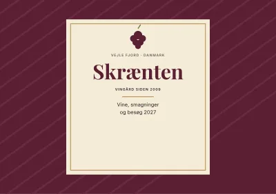 Brochure for dansk vingård – 24 sider