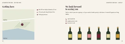 Pages 22–23 of Brochure for a Danish vineyard – 24 pages