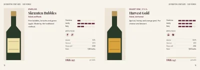 Pages 12–13 of Brochure for a Danish vineyard – 24 pages