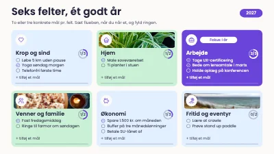 Seks felter, ét godt år