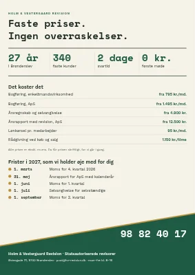 Side 2 af Revisor for små virksomheder i Brønderslev