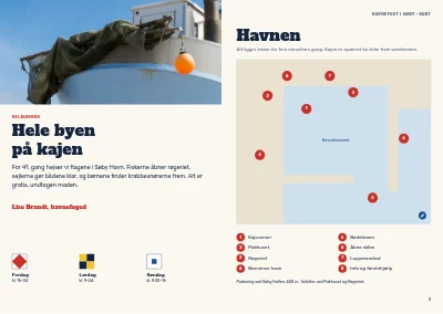 Side 2–3 af Program for havnefest – 12 sider