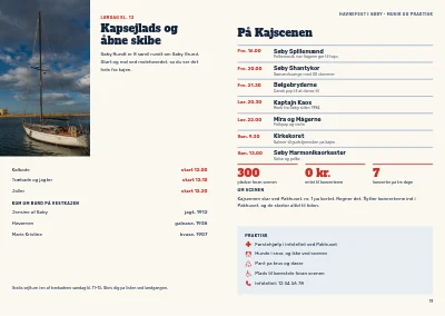 Side 10–11 af Program for havnefest – 12 sider