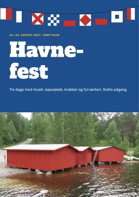 Program for havnefest – 12 sider