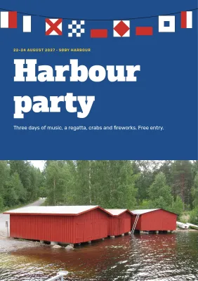 Programme for a harbour festival – 12 pages