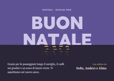 Biglietto di Natale — Buon Natale sul canale