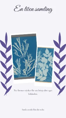 En liten samling · botaniskt brev