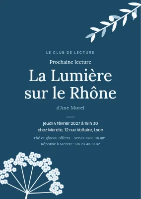 Club de lecture à Holbæk — invitation