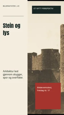 Stein og lys · Sidestilt tittelfelt