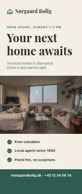 Estate agent roll-up — open house