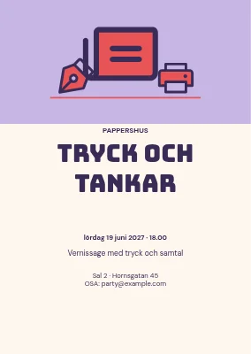 Tryck och tankar