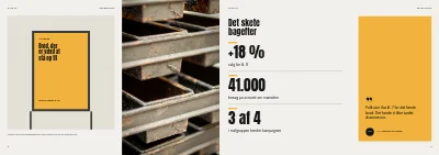 Side 8–9 af Casebog for reklamebureau – 32 sider