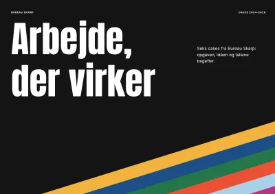 Casebog for reklamebureau – 32 sider