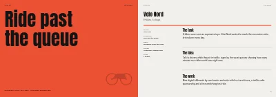 Pages 18–19 of Case book for an advertising agency – 32 pages