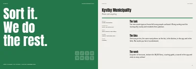 Pages 14–15 of Case book for an advertising agency – 32 pages