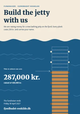Fundraiser for a new bathing jetty in Roskilde