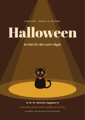 Halloweenfest — katten i rampljuset