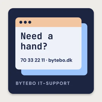 IT support in a window