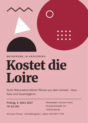 Weinprobe in Østerbro — Einladung