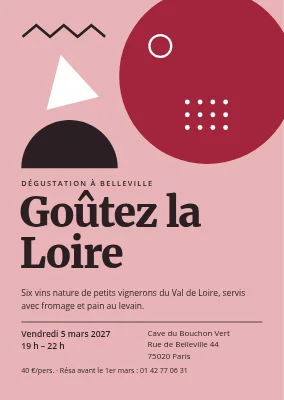 Dégustation de vins à Østerbro — invitation