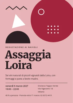 Degustazione di vini a Østerbro — invito