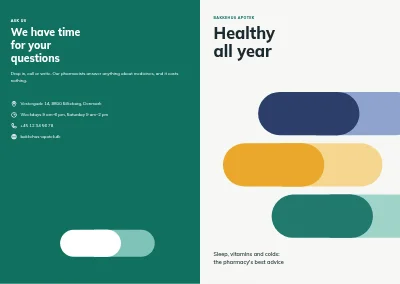 Cover of Health guide from a pharmacy – 20 pages