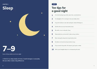 Pages 4–5 of Health guide from a pharmacy – 20 pages
