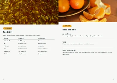 Pages 10–11 of Health guide from a pharmacy – 20 pages
