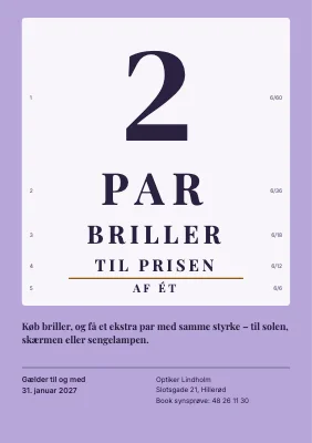 Optiker — 2 par briller