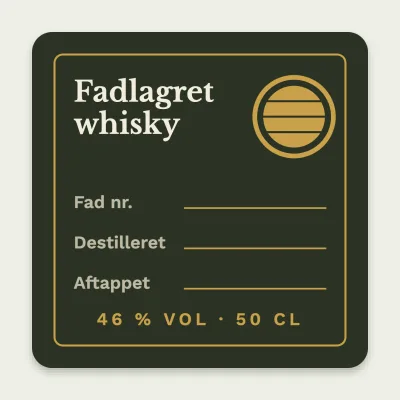 Whisky med fadskema