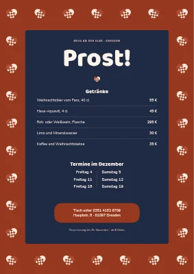 Seite 2 von Weihnachtsessen — Menü mit Flechtherzen